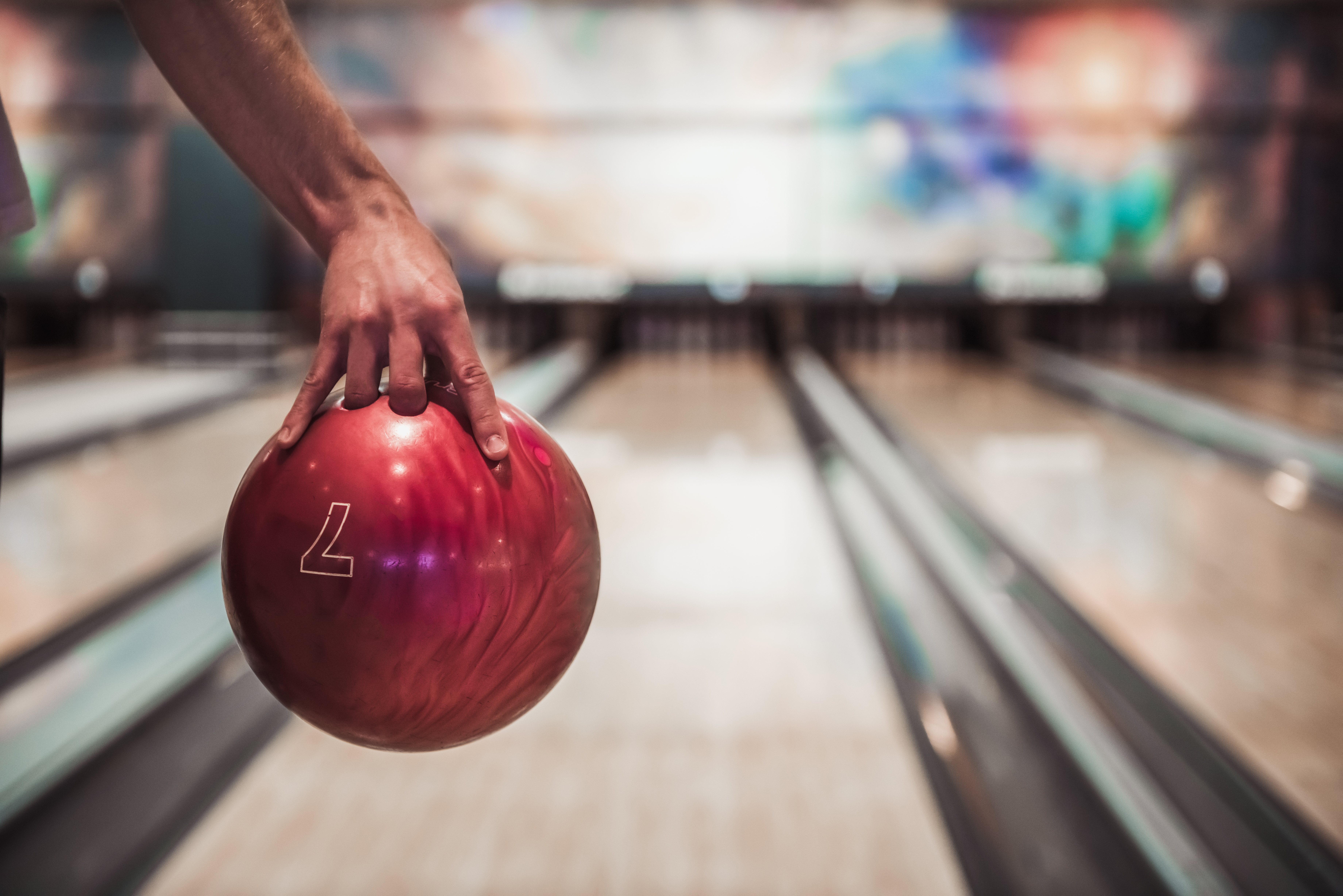 Bowling ball and lane